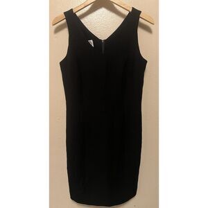 San Louis Paris Vintage Little Black Dress‎ Sleeveless Sheath Lined Women's Sz 8